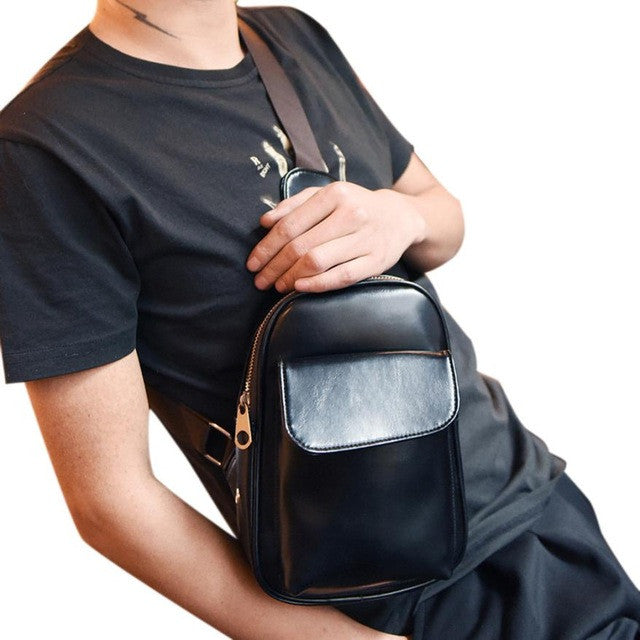 Fashion Men Bag Zipper Pockets
