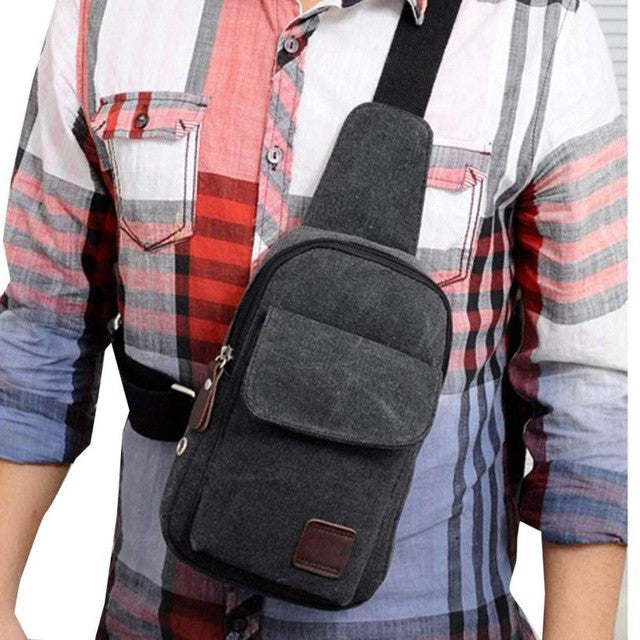 Men Backpack waist bag with strap Multifunction