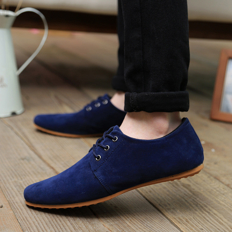 Casual Suede Leather Flat Shoes