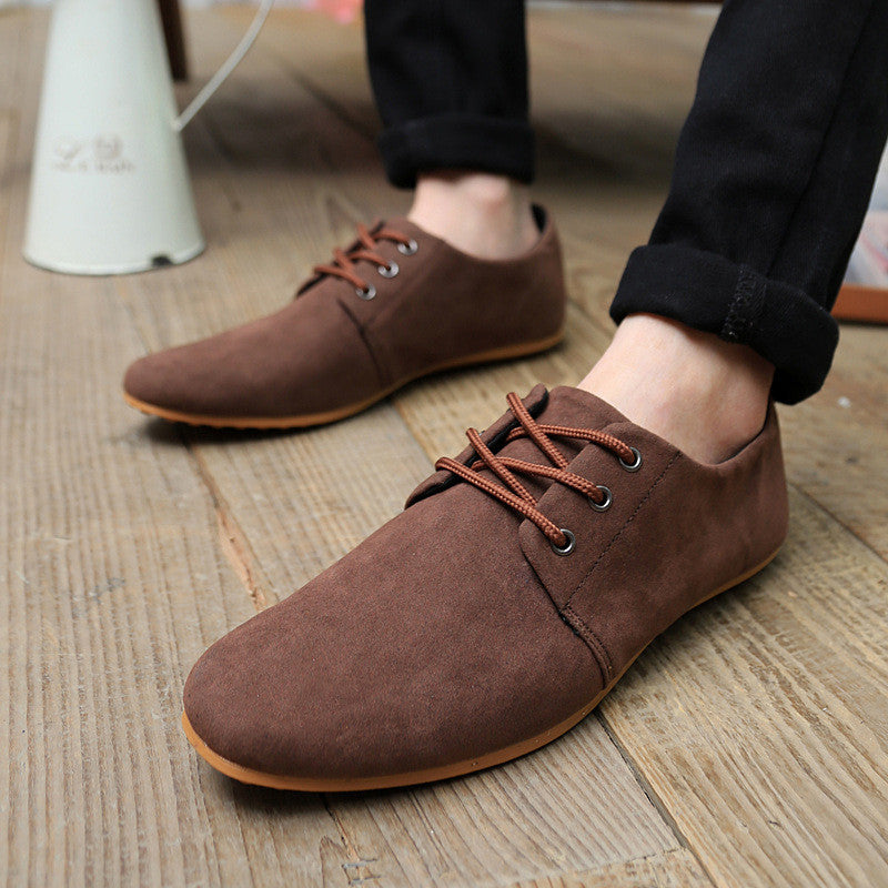 Casual Suede Leather Flat Shoes
