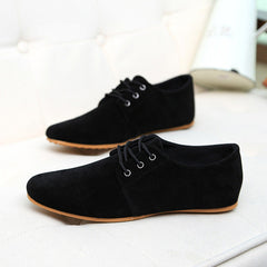 Casual Suede Leather Flat Shoes
