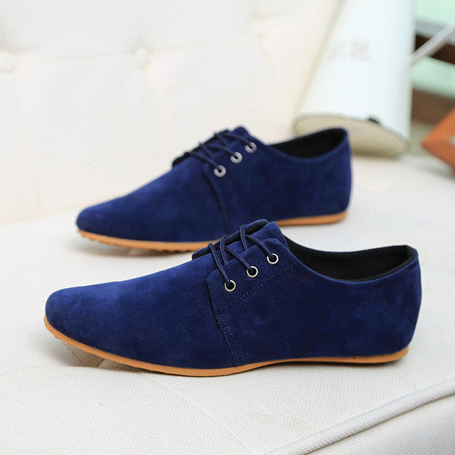Casual Suede Leather Flat Shoes