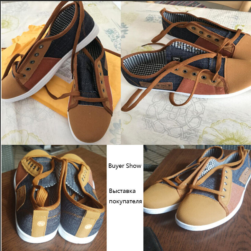 Merkmak Canvas Patchwork Men