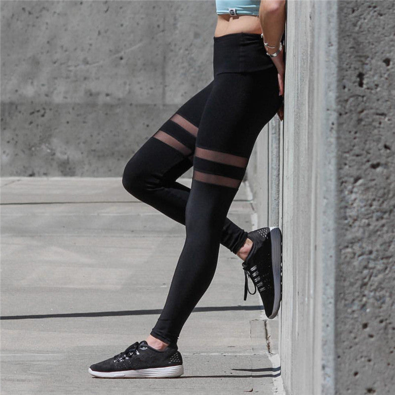 women translucent legging fitness deer leggings