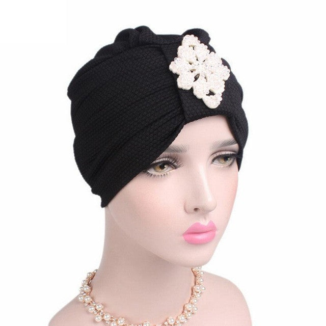 Scarf Turban Head winter hats for girls