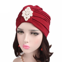 Scarf Turban Head winter hats for girls