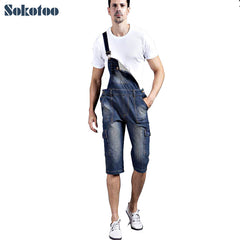 Casual pocket overalls Loose jumpsuits