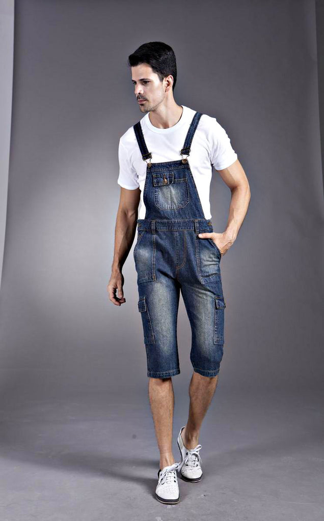 Casual pocket overalls Loose jumpsuits
