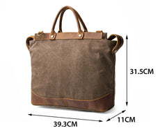 Canvas Laptop Briefcase Bag