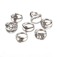 Hollow Turkish Hand Ring Sets