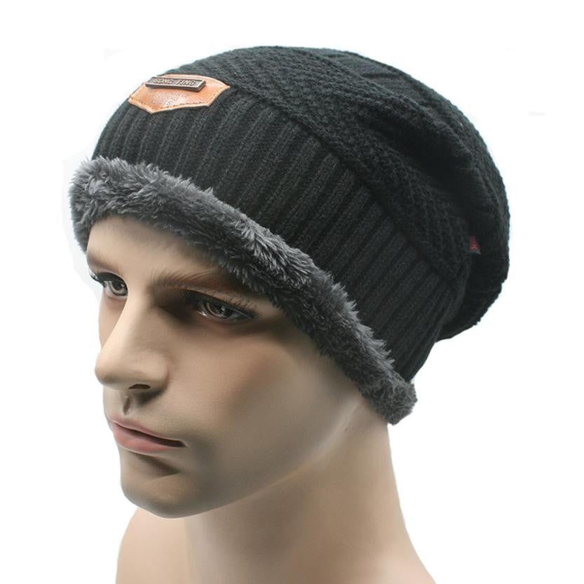 Beanie Gorras Bonnet Baggy Knitted Solid Hats