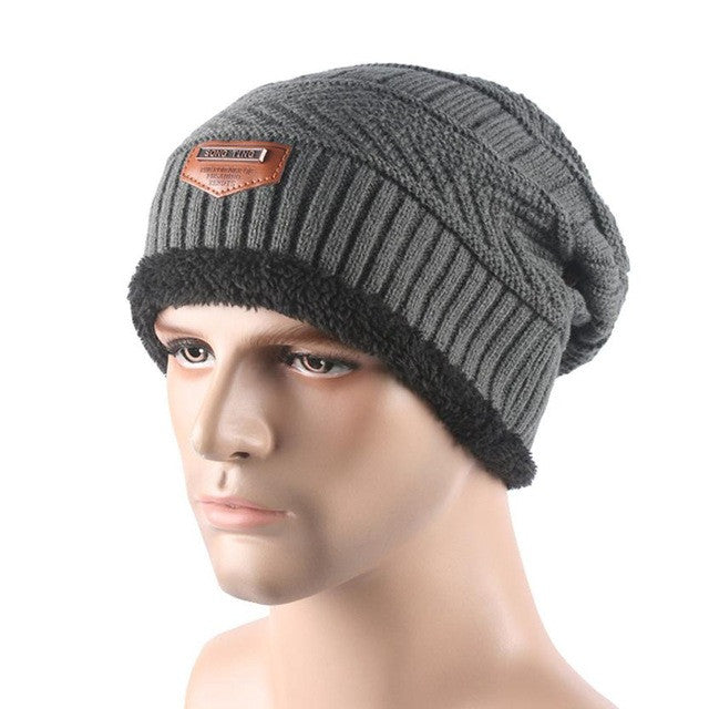 Beanie Gorras Bonnet Baggy Knitted Solid Hats