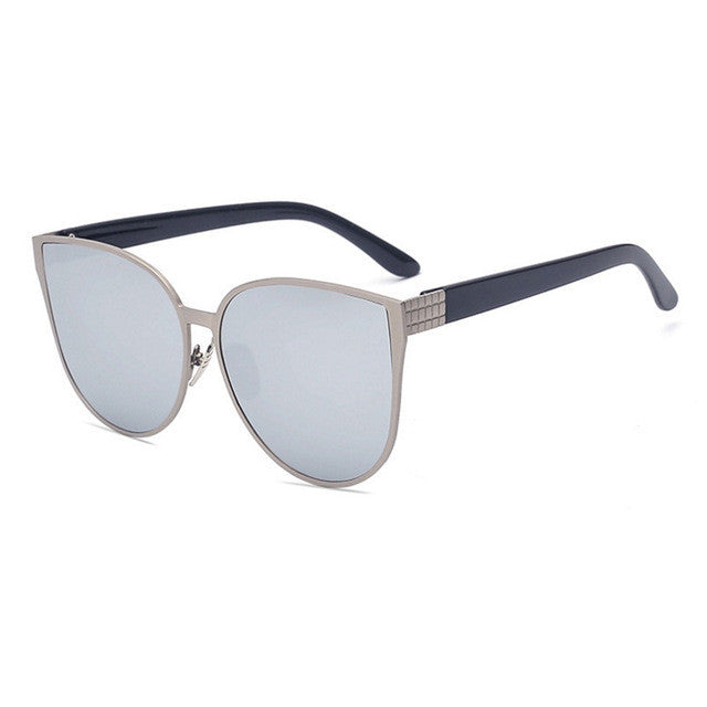 Women Metal Frame Cat Eye Sunglasses