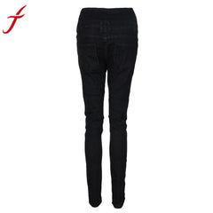 High Waisted Elasticity Jeans