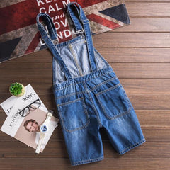 Casual slim denim suspenders jumpsuits Jeans
