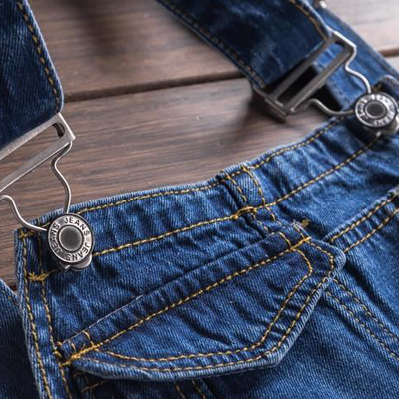 Casual slim denim suspenders jumpsuits Jeans