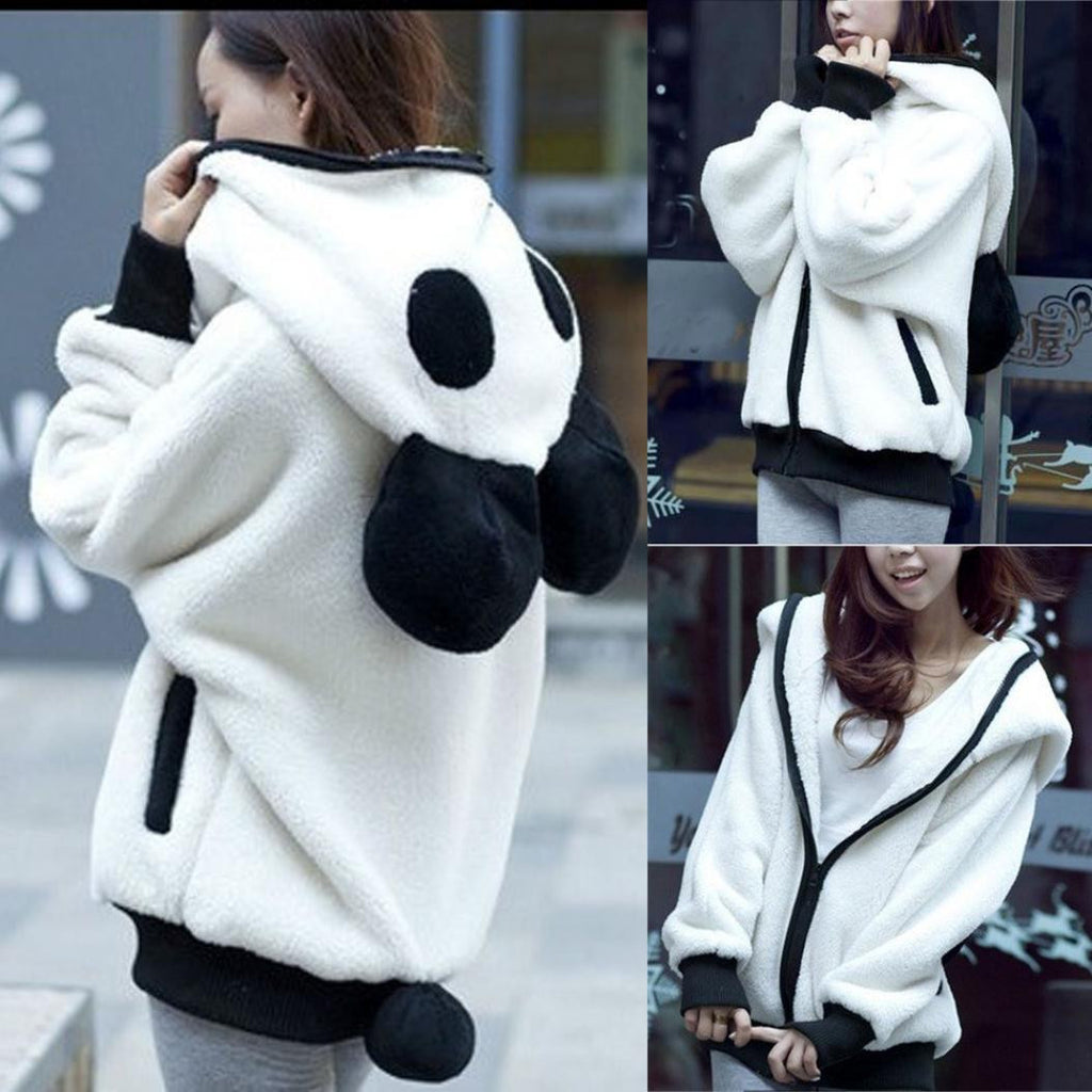 Cute Bear Ear Panda Jacket Outerwear