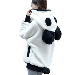 Cute Bear Ear Panda Jacket Outerwear