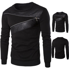 Men Winter Warm Splicing Leather