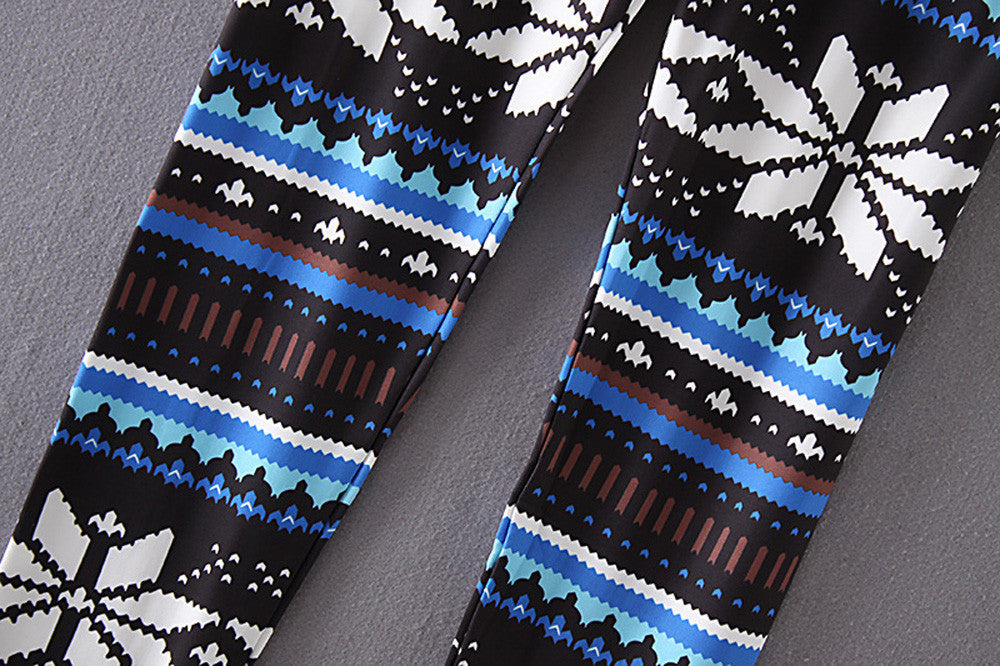 Lady Skinny Print Stretchy Leggings