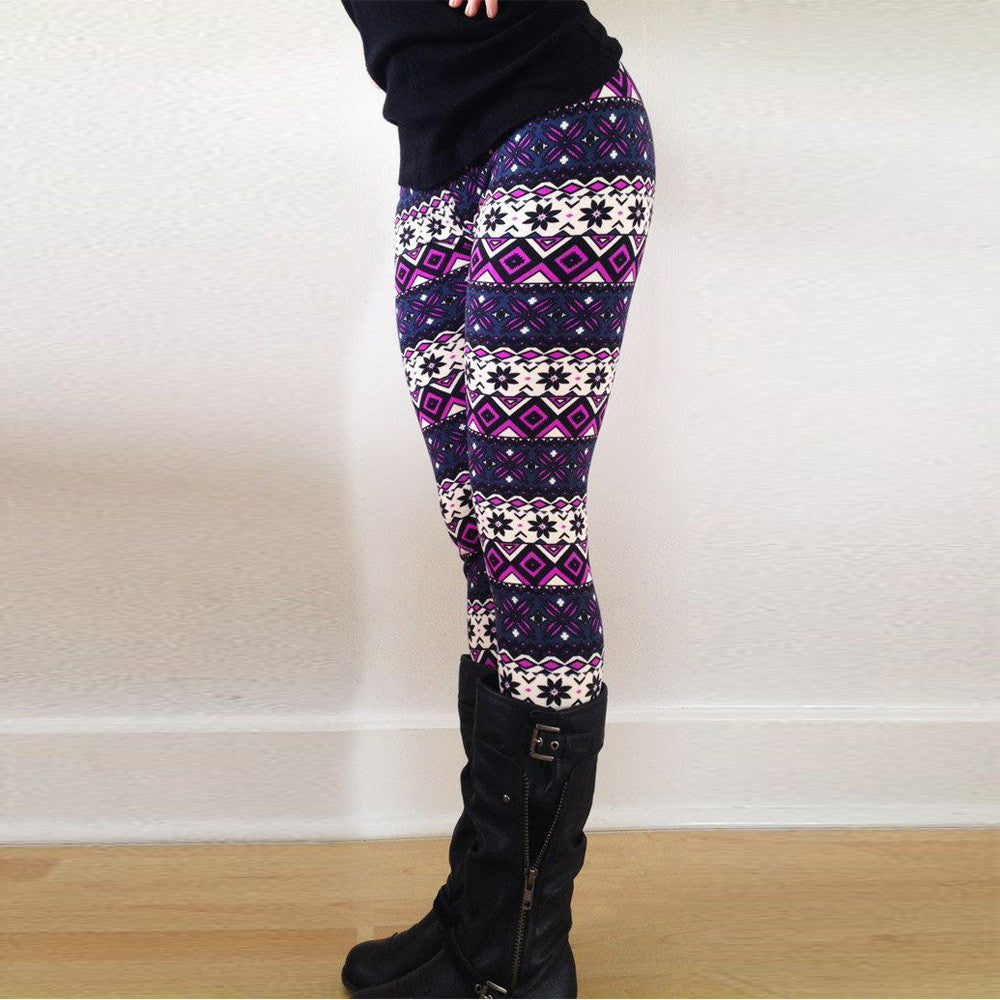 Skinny Print Stretchy Jegging
