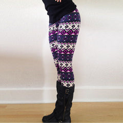 Skinny Print Stretchy Jegging