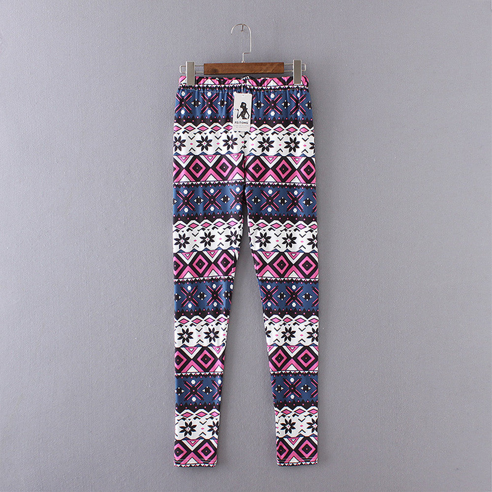 Skinny Print Stretchy Jegging