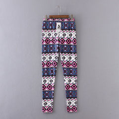 Skinny Print Stretchy Jegging