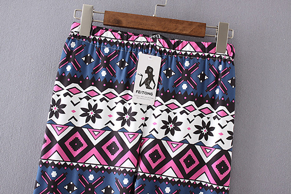 Skinny Print Stretchy Jegging