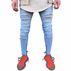 Taped Slim Fit Denim Pants