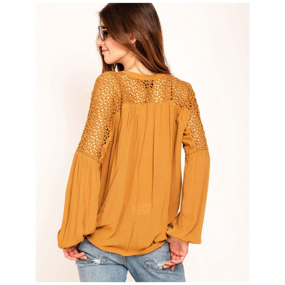Yellow Classic Dating Day Top