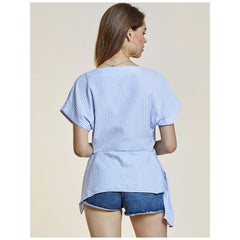 Cotton Blue Blouse