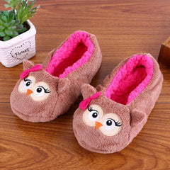 Cotton Warm Indoor Slippers Soft Plush Christmas Shoes