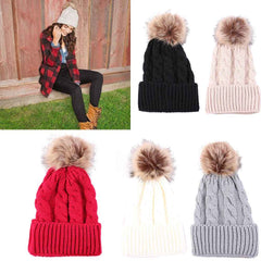 Knitted Wool Hemming Hat