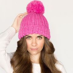 Knitted Wool Hemming Hat