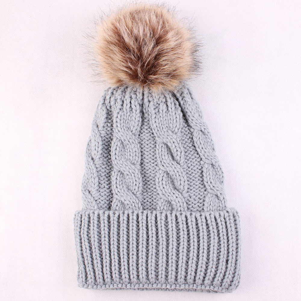 Knitted Wool Hemming Hat