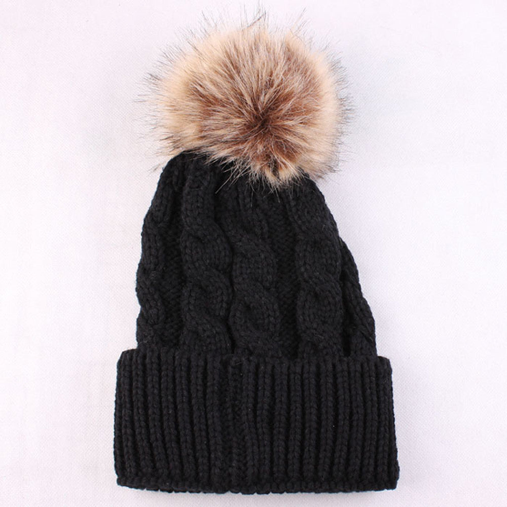 Knitted Wool Hemming Hat