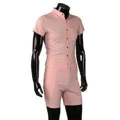 Short Pant Fashion Rompers Jumpsuit Men