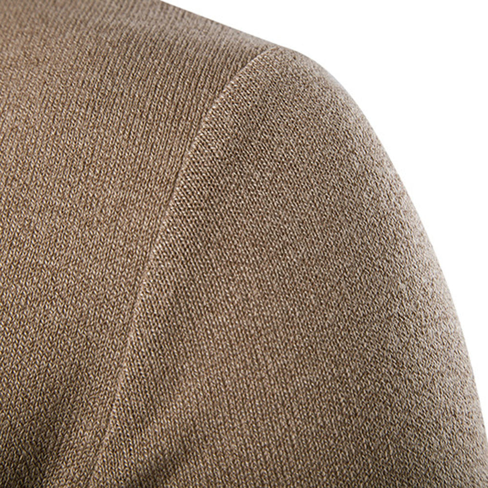 V Neck Long Sleeve Knit Sweater Cardigan Coat