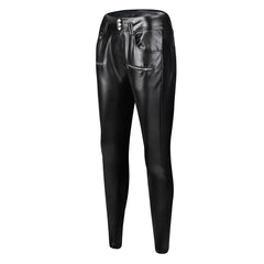 Leather Leggings Stretch Skinny Trousers