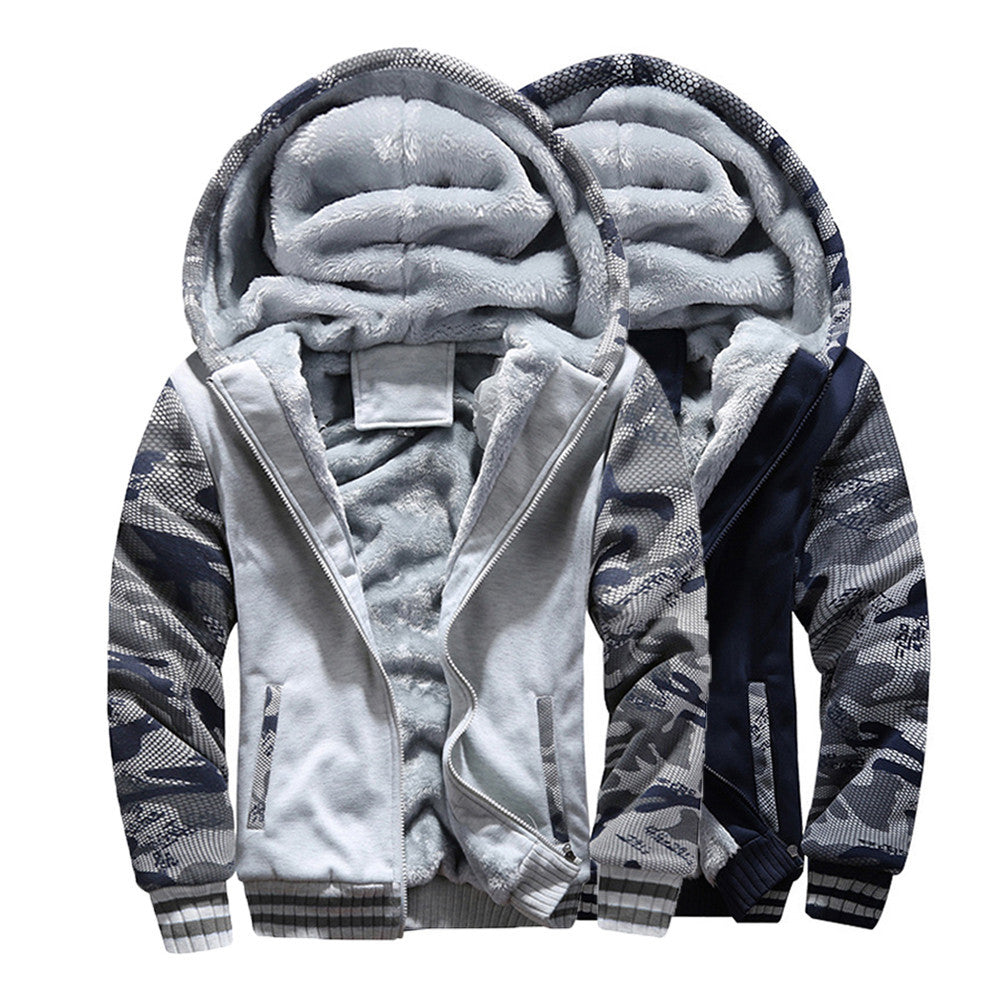 Hood Zipper Sweater Jacket Outwear Coat
