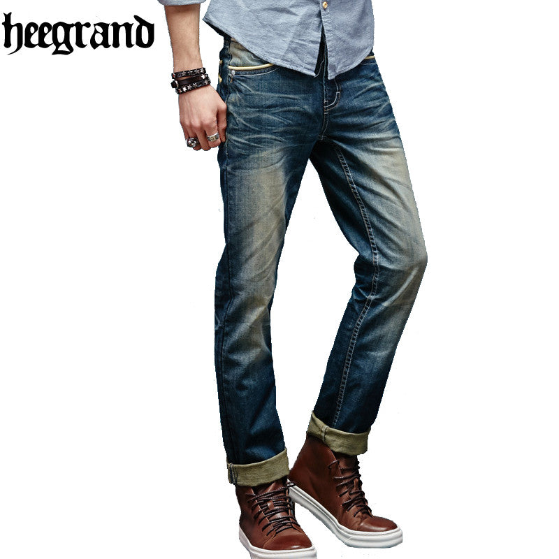 High Quality Straight Washing Archaize Jeans