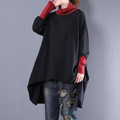 Two Piece Patchwork Irregular polo