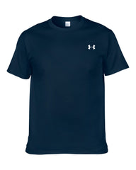 round neck short sleeve cotton blank shirt